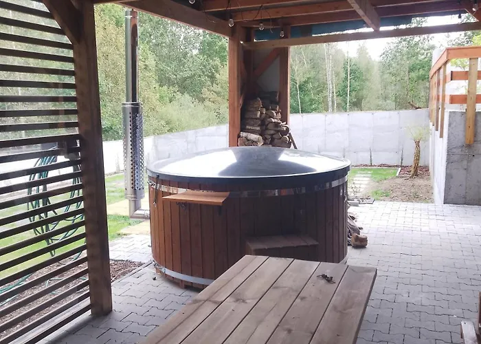 Сasa de vacaciones Dom Na Zboczu Kistowo Z Balia, Sauna I Basenem Letnim