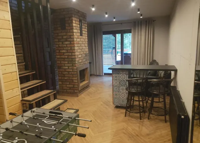 Dom Na Zboczu Kistowo Z Balia, Sauna I Basenem Letnim Сasa de vacaciones *