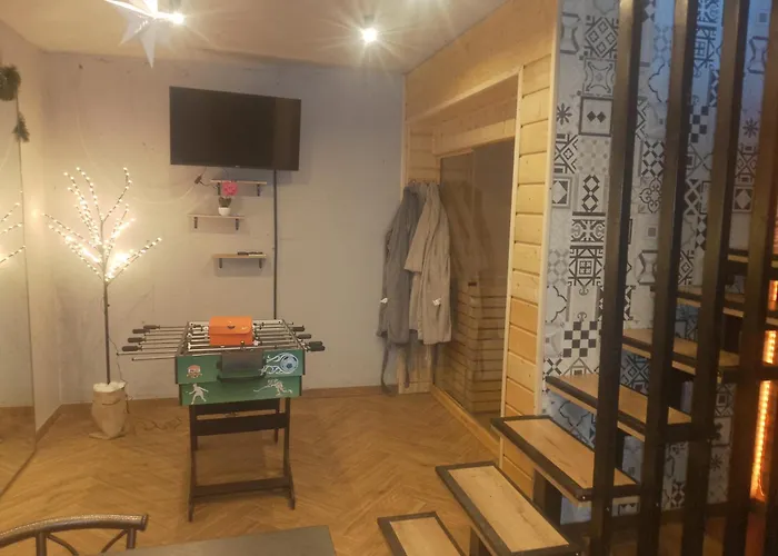 Dom Na Zboczu Kistowo Z Balia, Sauna I Basenem Letnim Сasa de vacaciones